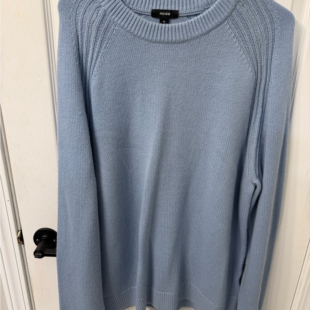 Reiss Sky Blue Crewneck Sweater